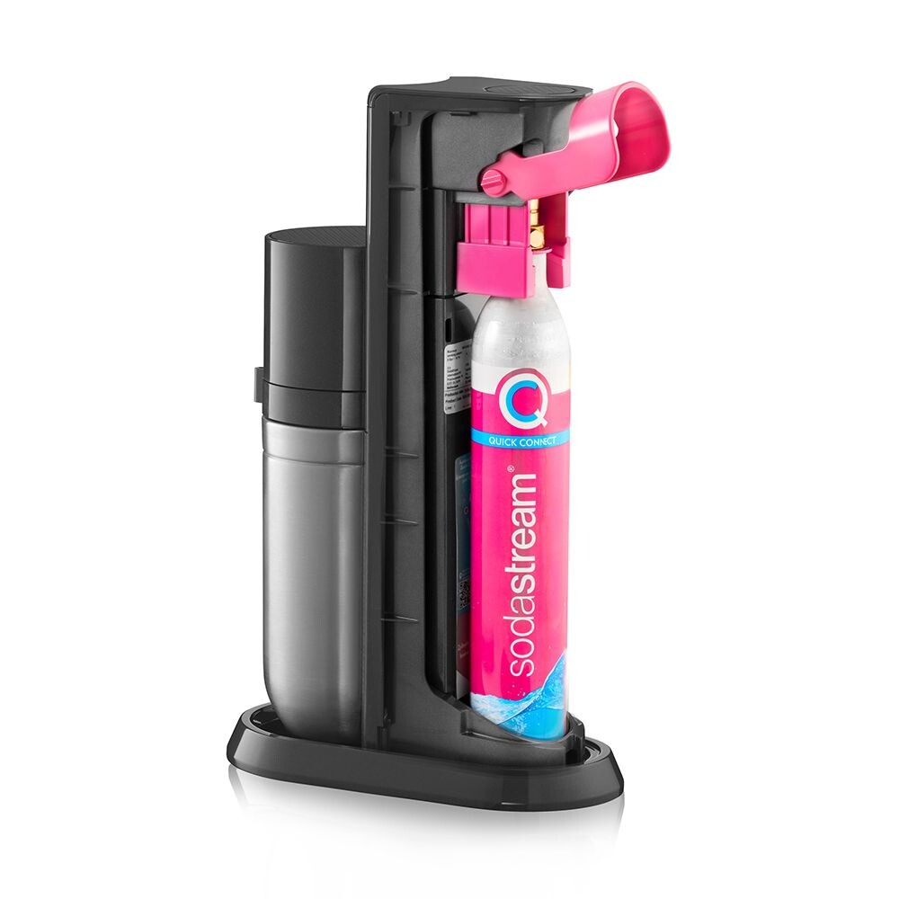 SodaStream DUO black - Schwarz - Edelstahl - Glas - 1 l - 60 l - 155 mm - 280 mm, Ansicht 3