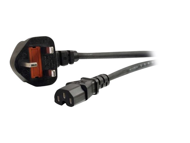 C2G Stromkabel - IEC 60320 C15 zu BS 1363 (M)