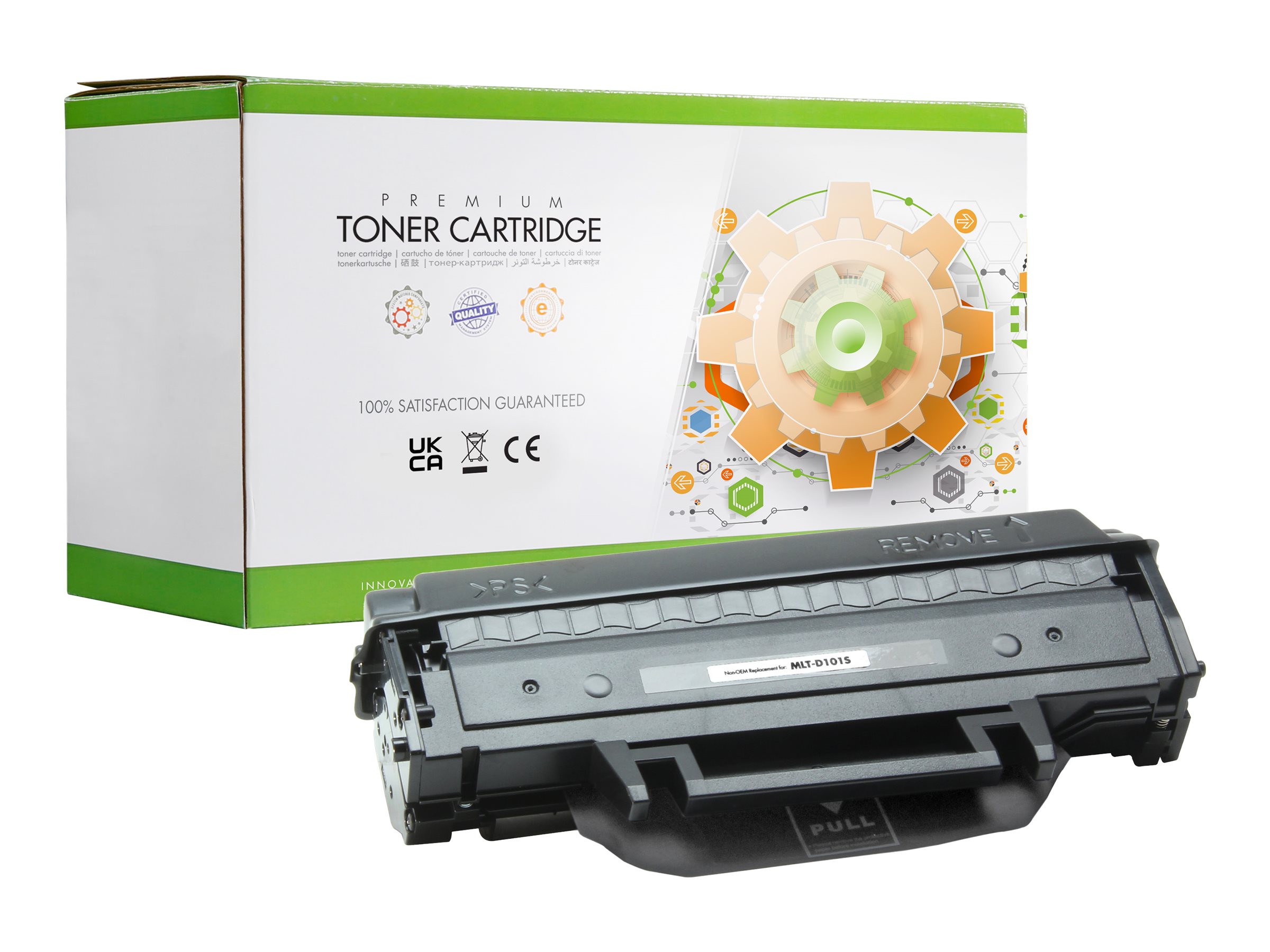 Static Control Schwarz - kompatibel - Karton - Tonerpatrone (Alternative zu: HP SU696A Samsung MLT-D101S)