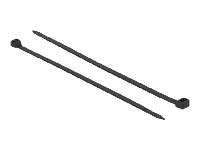 Delock - Kabelbinder - wärmebeständig - 38 cm - Schwarz (Packung mit 50)