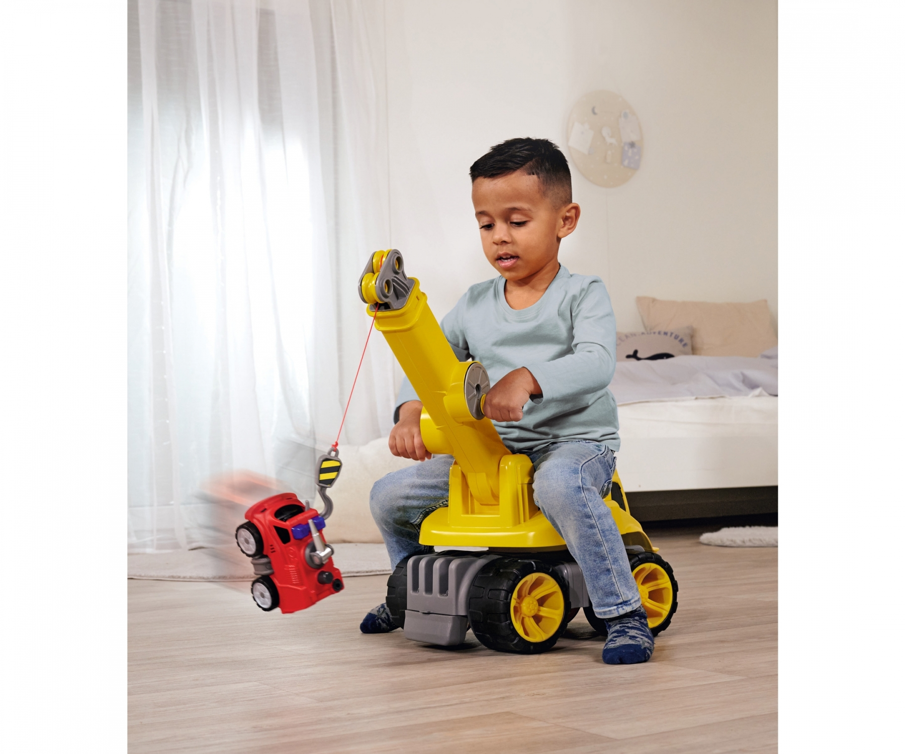 BIG Spielwarenfabrik BIG Power Worker Maxi Crane - Kranwagen - 3 Jahr(e) - Gelb, Ansicht 2