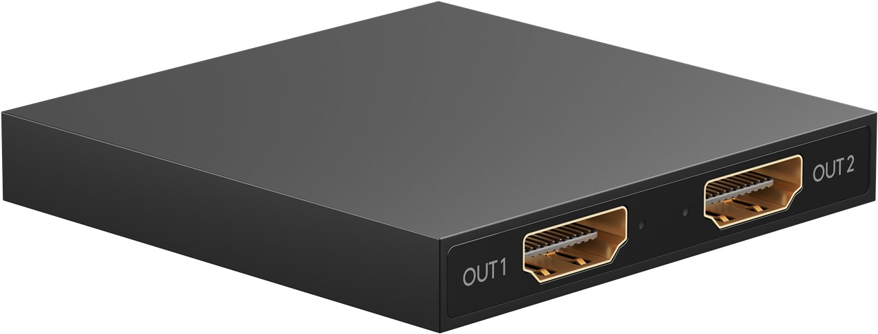 Wentronic 58480 - HDMI - 2x HDMI - 3840 x 2160 Pixel - 65 mm - 64,8 mm - 7,45 mm, Ansicht 2