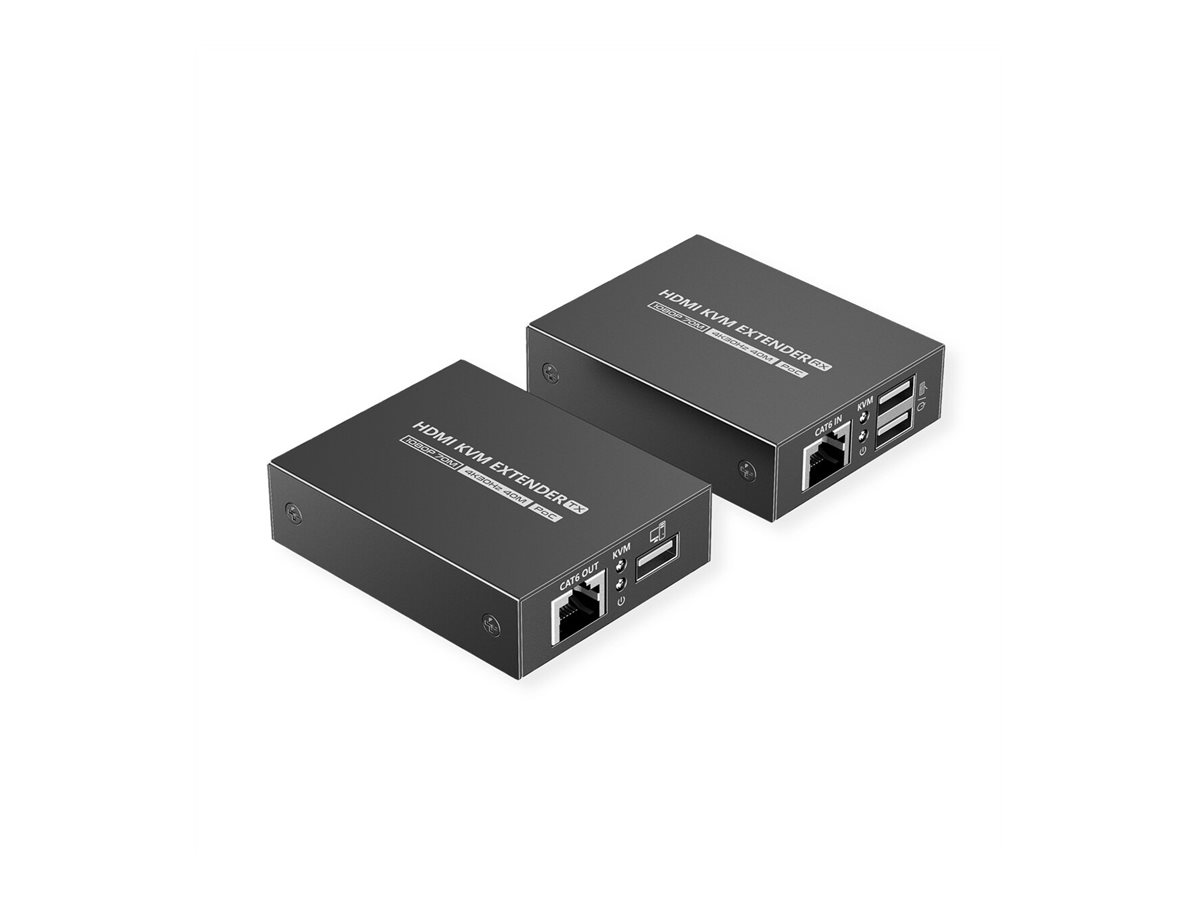 VALUE KVM-Verlängerung via TP USB+HDMI 4K30Hz 40m, Ansicht 4