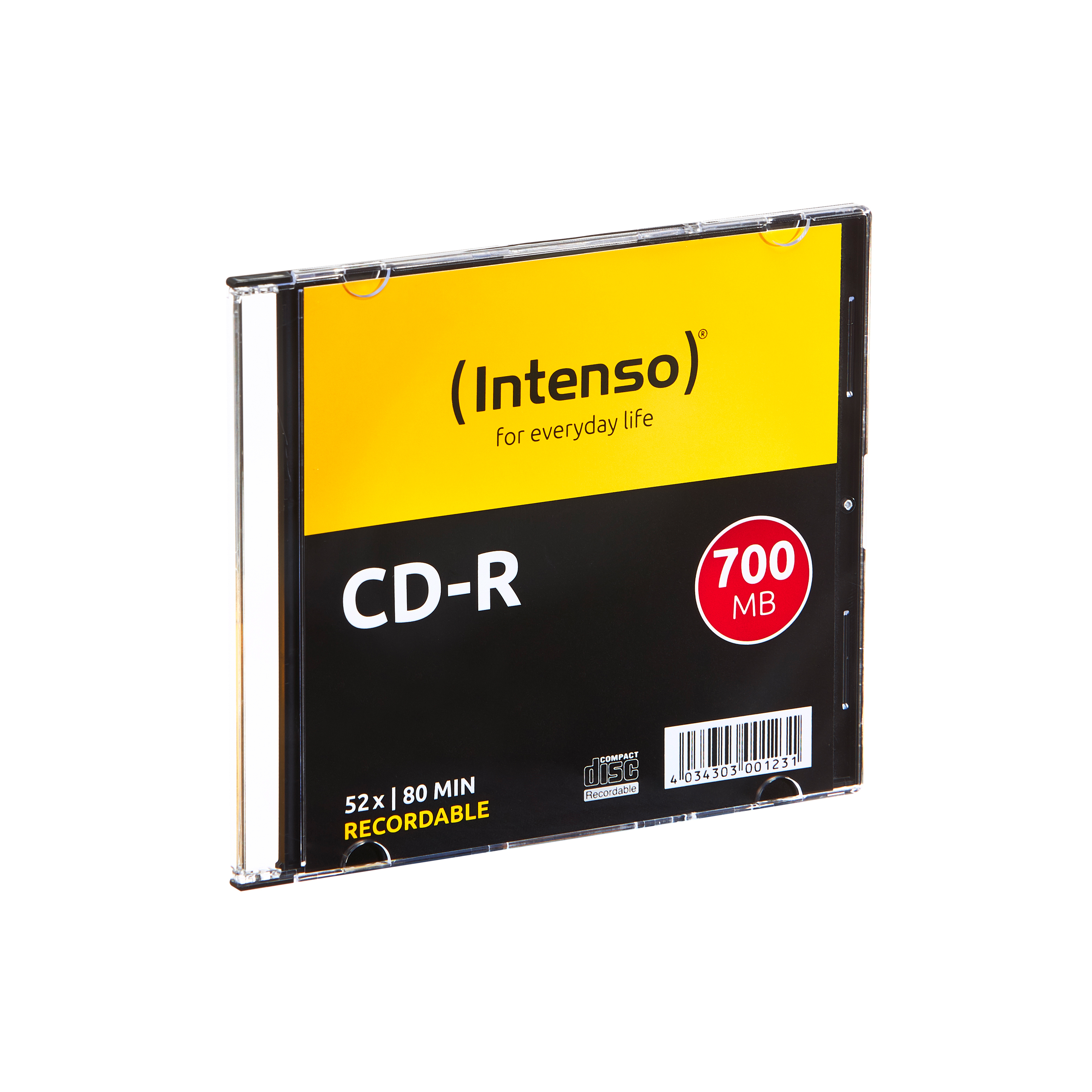 Intenso 10 x CD-R - 700 MB (80 Min) 40x - Slim, Ansicht 2