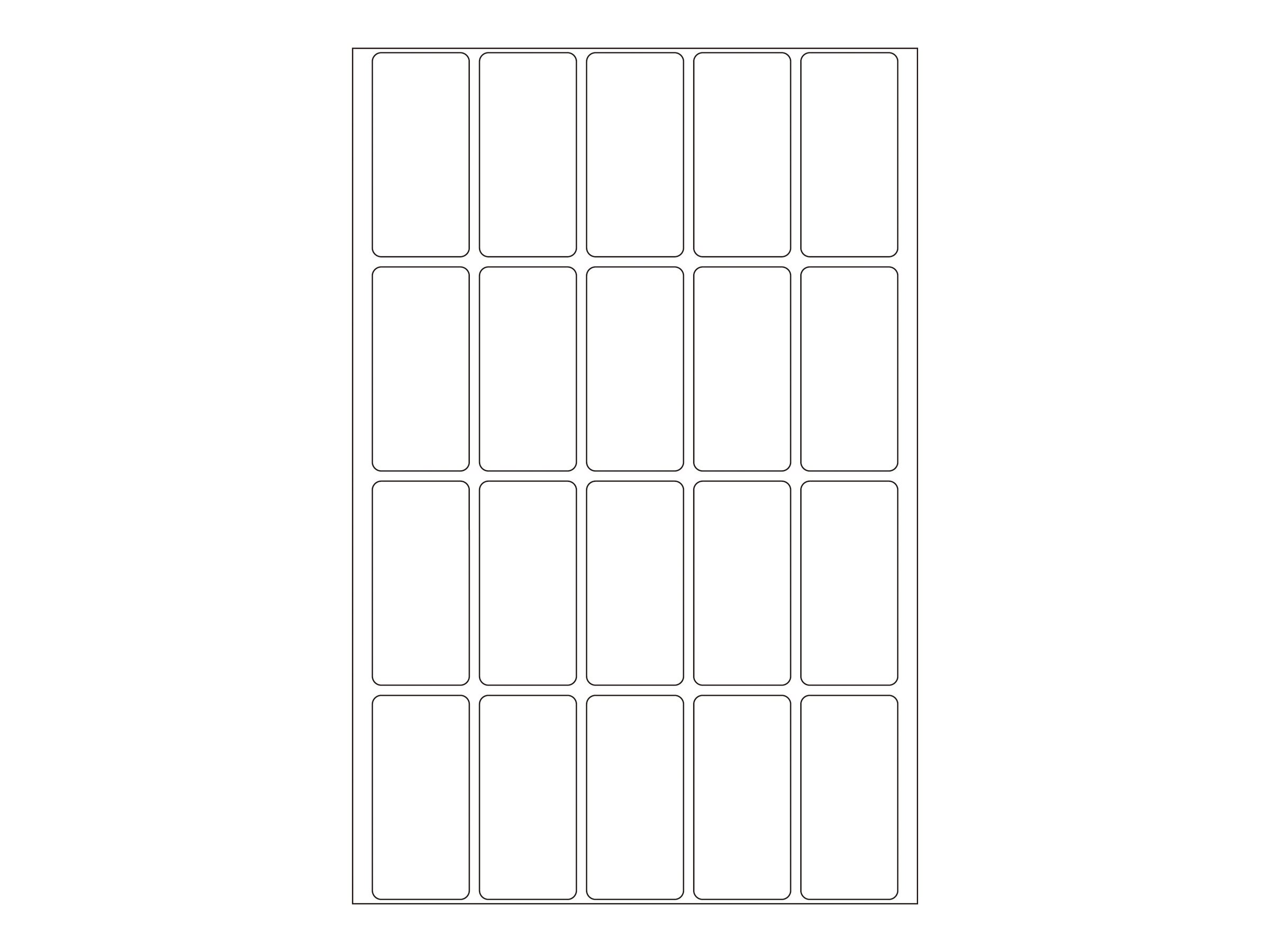 HERMA Movables - Selbstklebend - weiß - 19 x 40 mm 640 Stck. (32 Bogen x 20), Ansicht 3