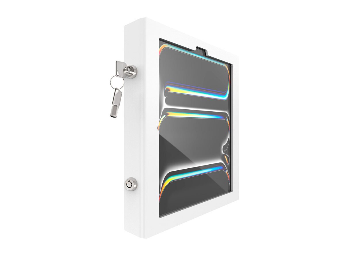 Compulocks iPad Pro M4 13 (2024), Apex Secured Enclosure Wall Mount - Gehäuse - für Tablett - gesichert - verriegelbar - Weiß, Ansicht 3