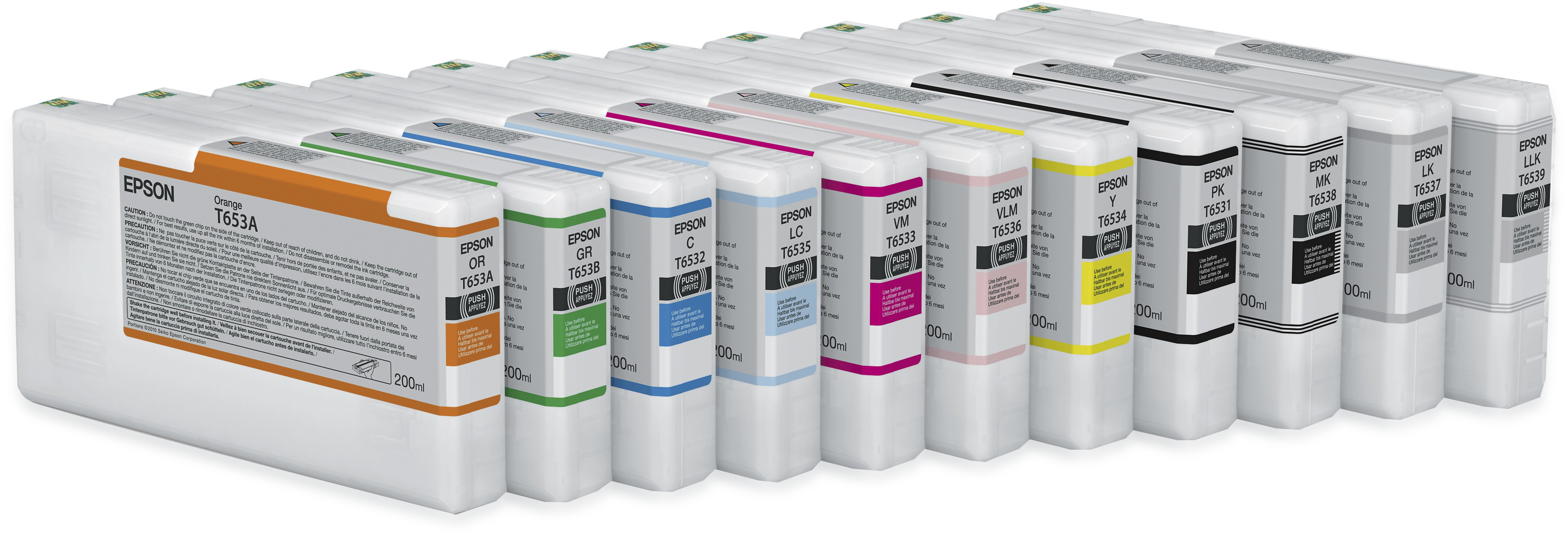 Epson T913D Violet Ink Cartridge (200ml), Standardertrag, Tinte auf Pigmentbasis, 200 ml, 1 Stück(e)