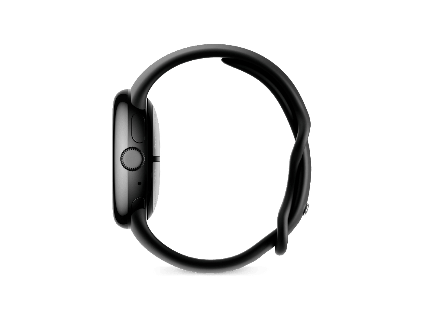 Google Pixel Watch 2 - Aluminium mattschwarz, Ansicht 3