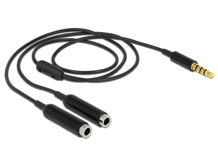 Delock Audio-Splitter - 4-poliger Mini-Stecker (W), Ansicht 3