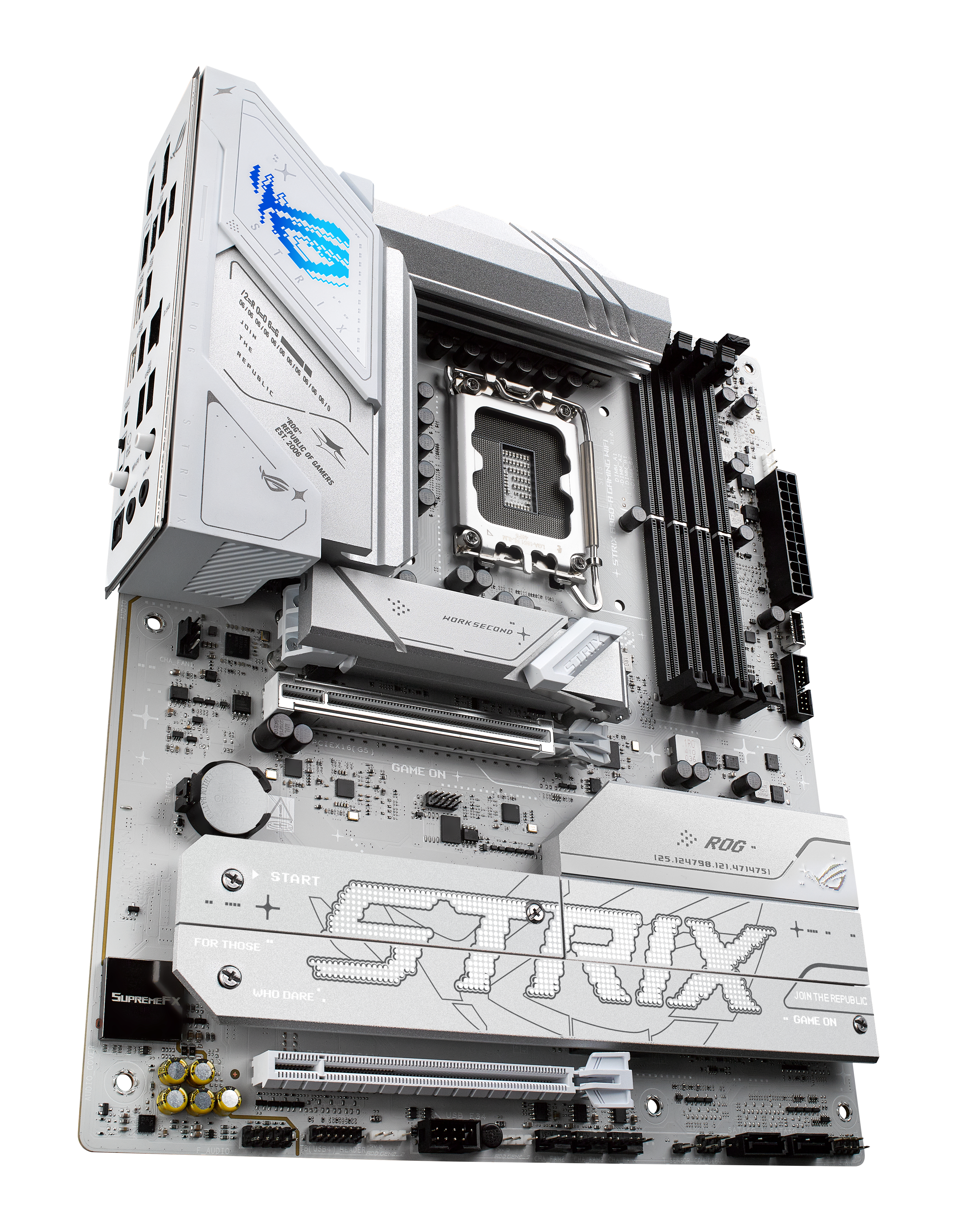 ASUS ROG STRIX B860-A GAMING WIFI - Motherboard - ATX - LGA1851-Sockel - B860 Chipsatz, Onboard-Grafik(CPU erforderlich), Ansicht 4