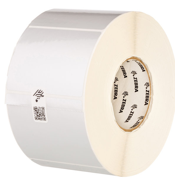 Zebra Z-Ultimate 3000T - Polyester - glänzend - permanenter Klebstoff - Silber - 76 x 76 mm 11160 Etiketten, Ansicht 3