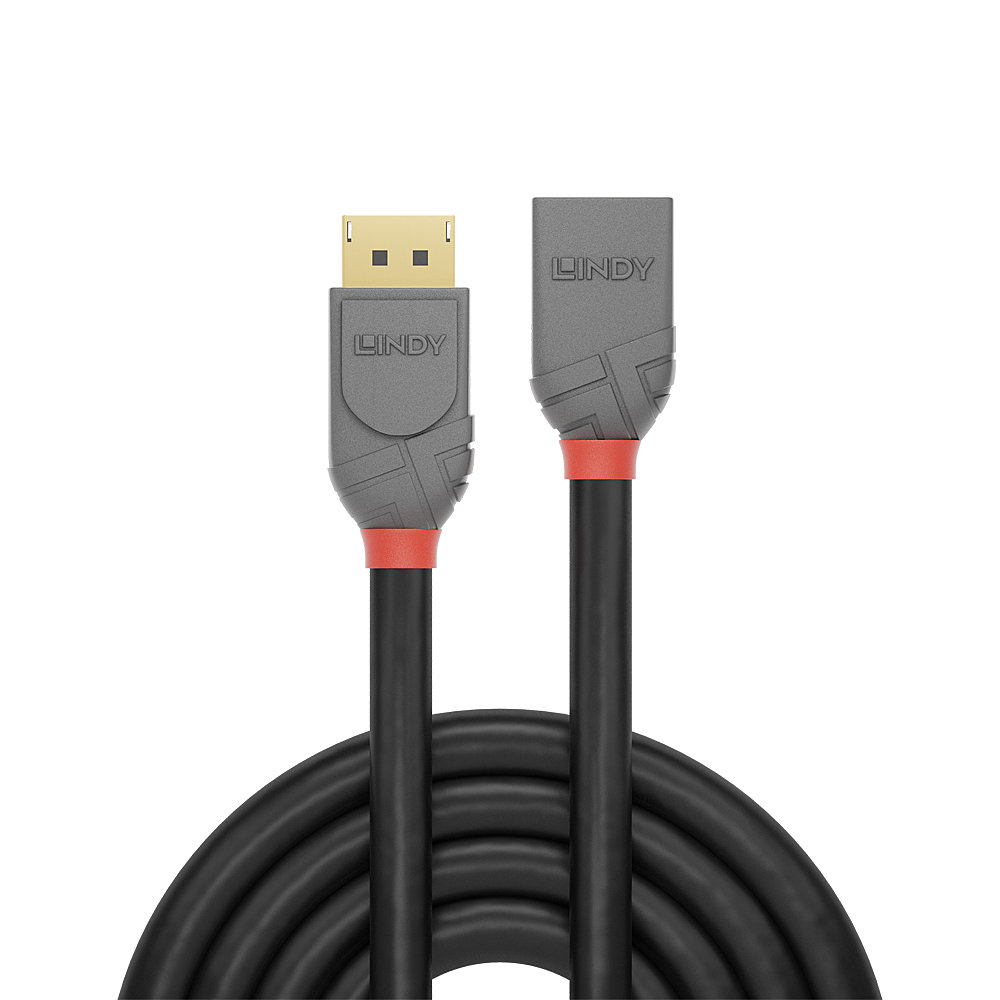 Lindy Anthra Line - DisplayPort-Verlängerungskabel - DisplayPort (M), Ansicht 3