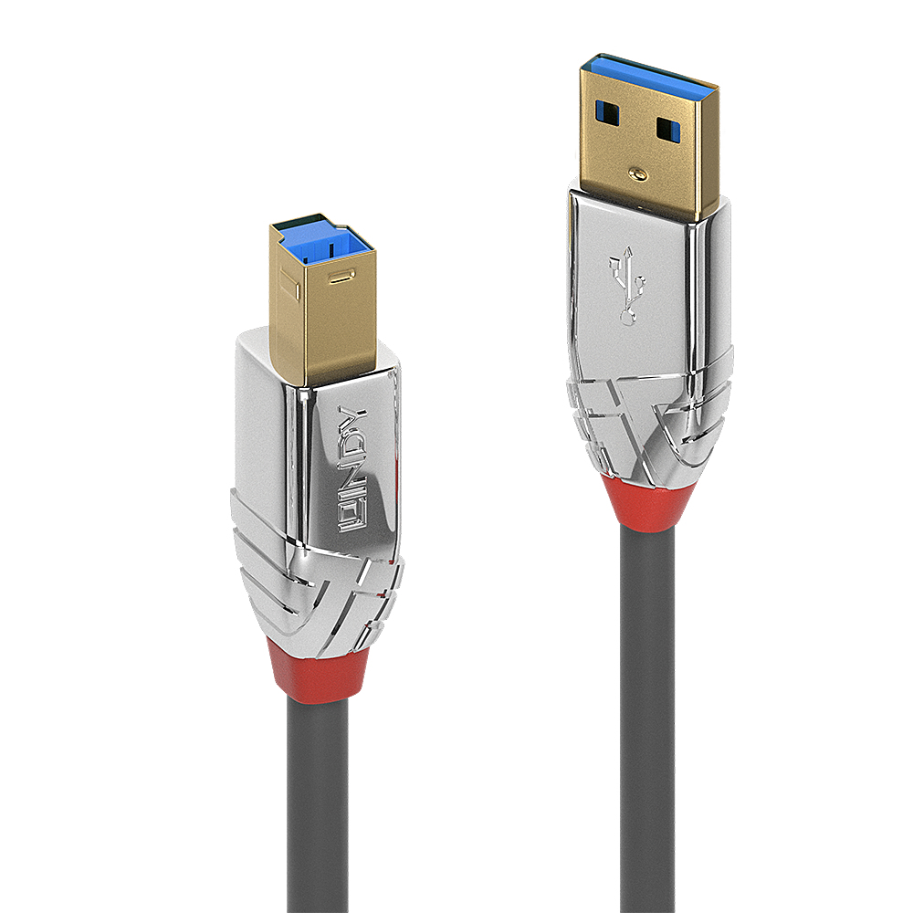 Lindy CROMO - USB-Kabel - USB Typ A (M) bis USB Type B (M), Ansicht 2