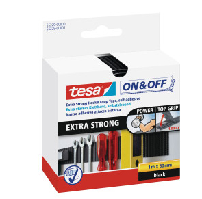 Tesa 55229-00000-02 - Schwarz - 50 mm - 100 cm - 1 Stück(e) - Sichtverpackung, Ansicht 4