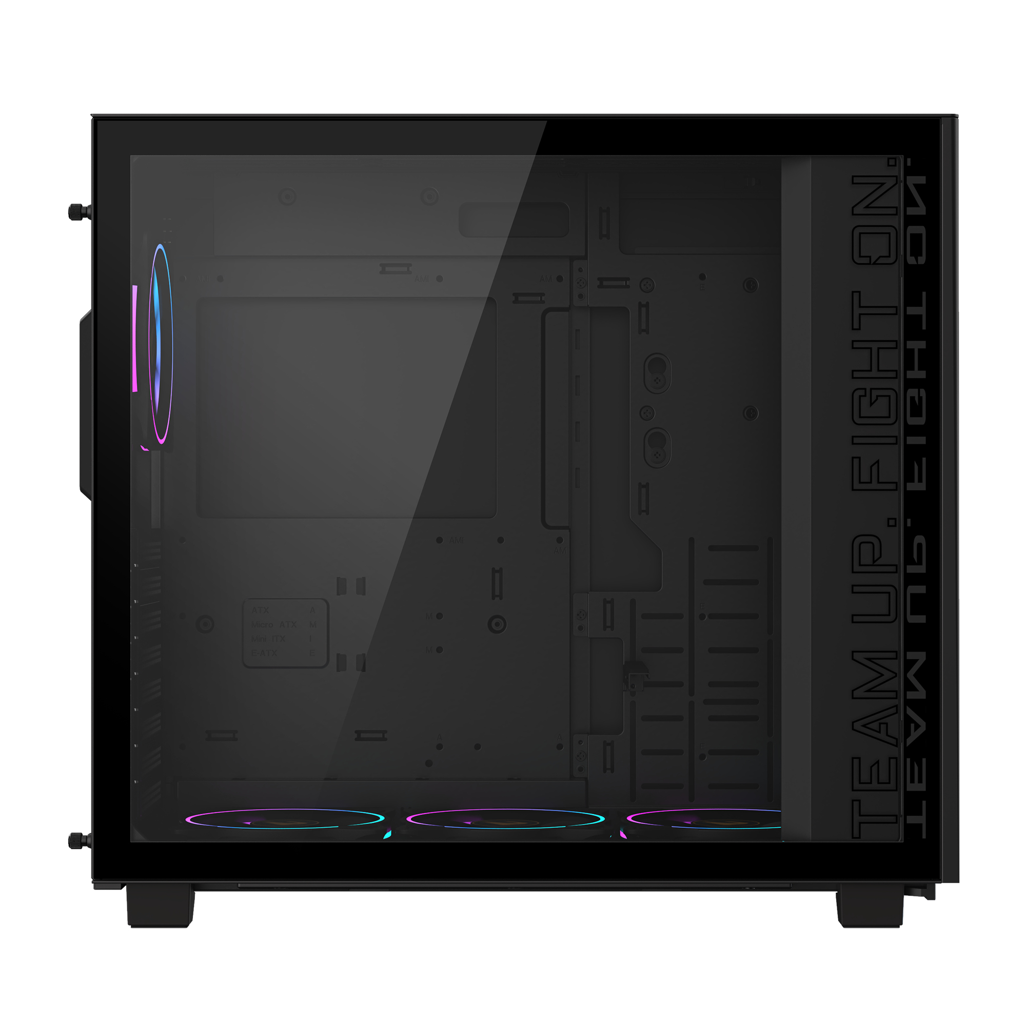Gigabyte AORUS C400 GLASS - Mid tower - ATX - Seitenteil mit Fenster (gehärtetes Glas), Ansicht 2