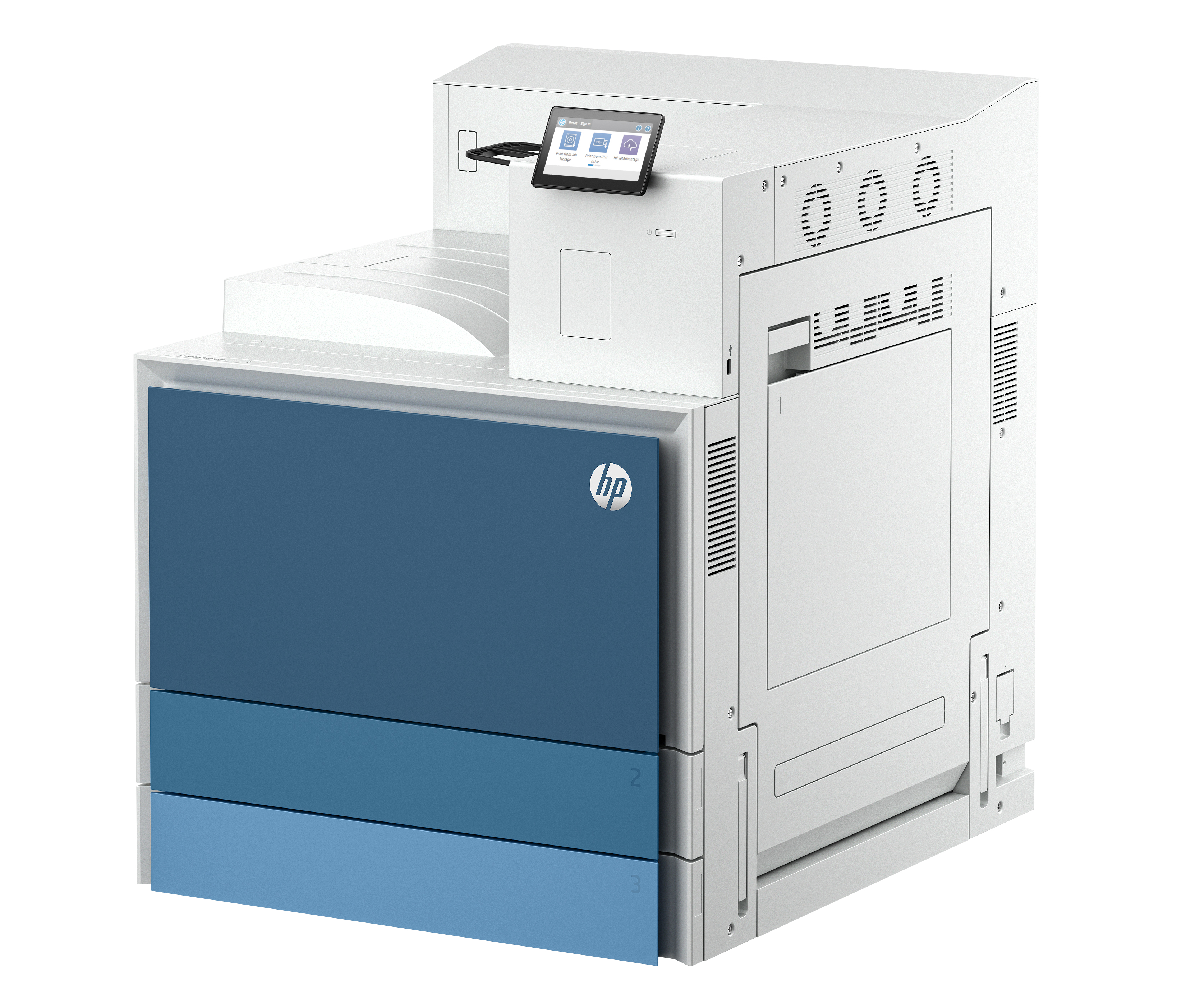 HP LaserJet Enterprise 8501dn - Drucker - s/w - Duplex Laser A3/Ledger 1200 x 1200 dpi, Ansicht 2