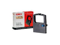 OKI Schwarz - Farbband - für Microline 320 FB