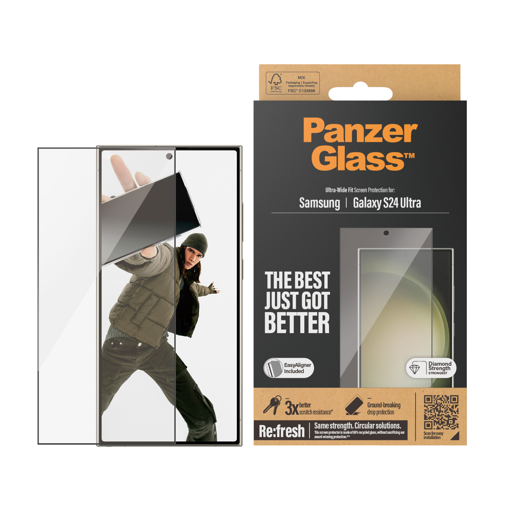 PanzerGlass Samsung Galaxy S24 Ultra UWF wA, Ansicht 4