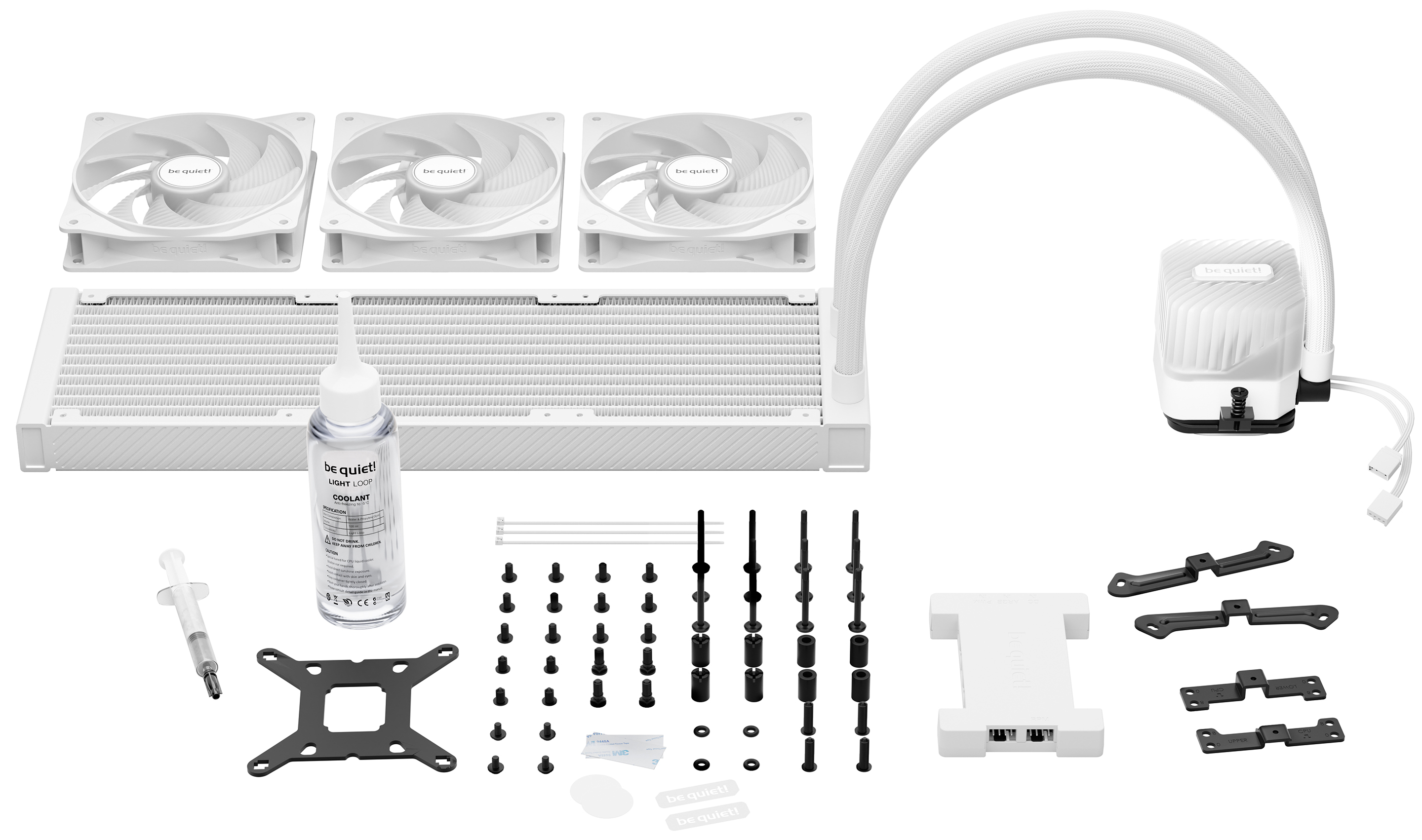 Be Quiet! Light Loop - Prozessor-Flüssigkeitskühlsystem - Kühlergröße: 360 mm - (für: LGA1851, LGA1700, LGA1200,…), Ansicht 2