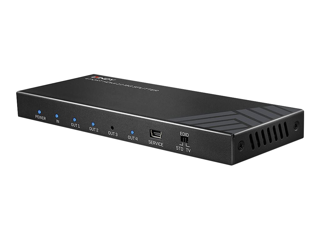 Lindy 4 Port HDMI 2.0 18G Splitter - Video-Audio-Splitter