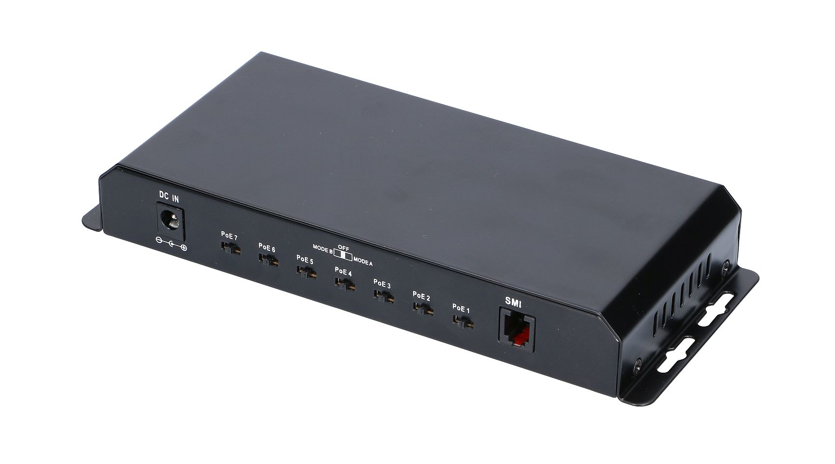 Extralink KRATOS| PoE-Schalter| 7x PoE 1x Uplink RJ45 Stromversorgung 24V 2.5A - Switch - 1 - Switch - 1 Gbps, Ansicht 3