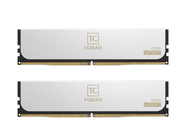 Team Group DIMM 32 GB DDR5-6000 2x 16 Dual-Kit weiss CTCWD532G6000HC30DC01 T-CREATE, Ansicht 3