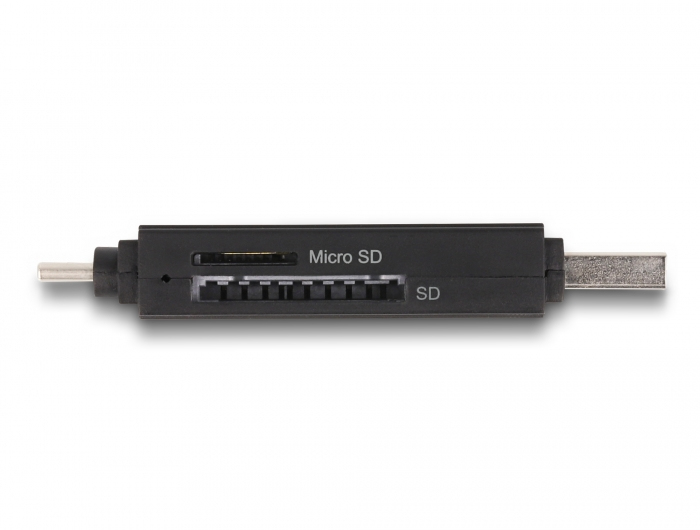 Delock Kartenleser (SD, miniSD, RS-MMC, TransFlash, MMCmobile, microSD, MMCplus, MMCmicro, microSDHC, SDXC, microSDXC), Ansicht 4