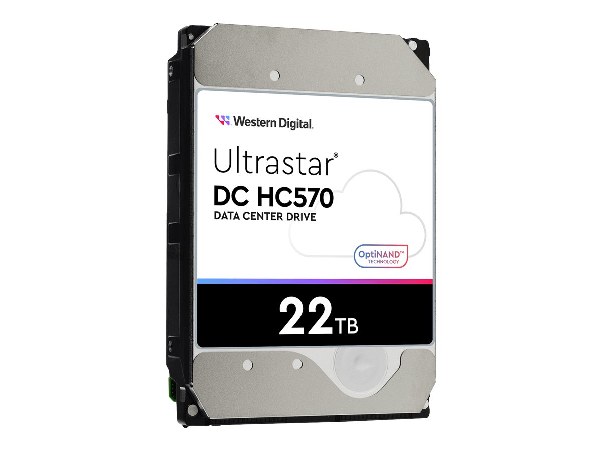 WD Ultrastar DC HC570 - Festplatte - verschlüsselt - 22 TB - intern - 3.5 (8.9 cm)