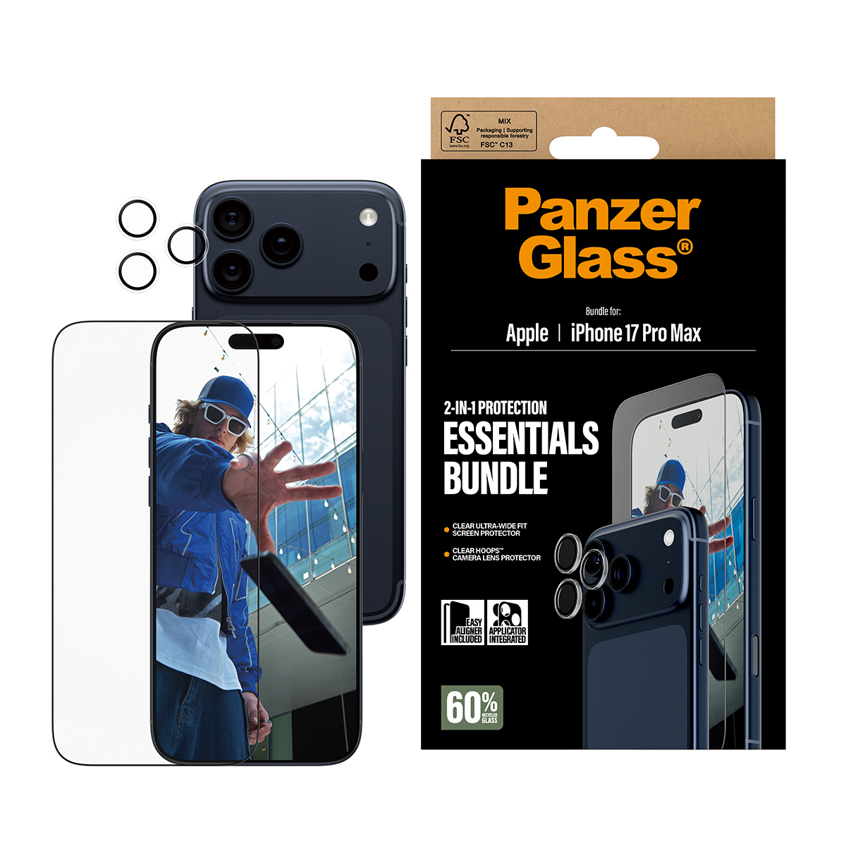 PanzerGlass 2-in-1 Essentials Bundle iP, Ansicht 4