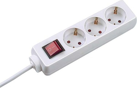 Bachmann SELLY - Steckdosenleiste - 3680 Watt - Ausgangsanschlüsse: 3 (Stromversorgung), Ansicht 2