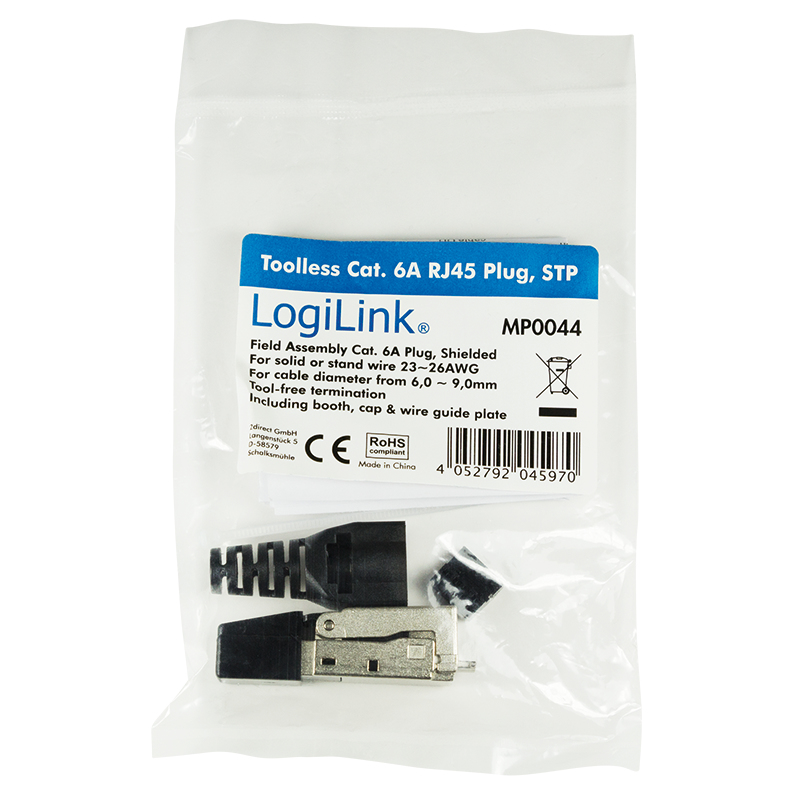 LogiLink EconLine - Netzwerkanschluss - RJ-45 (M), Ansicht 2