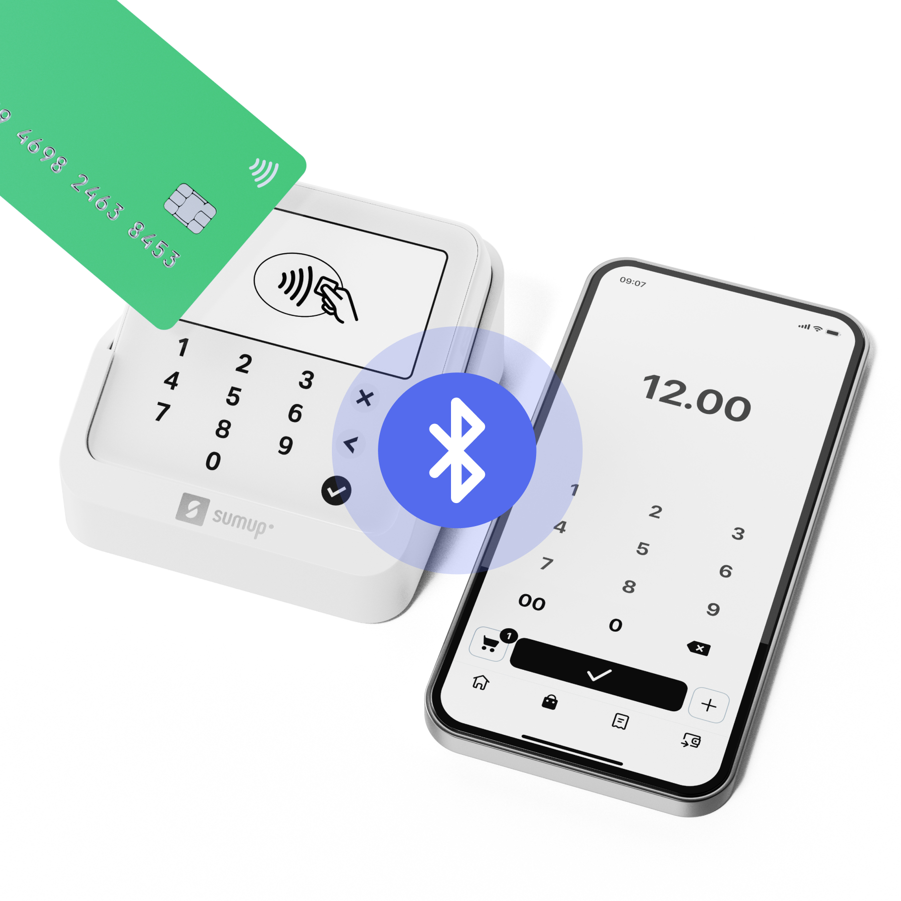 SumUp Solo Lite - EMV-/NFC-Kartenlesegerät - Bluetooth, Ansicht 4