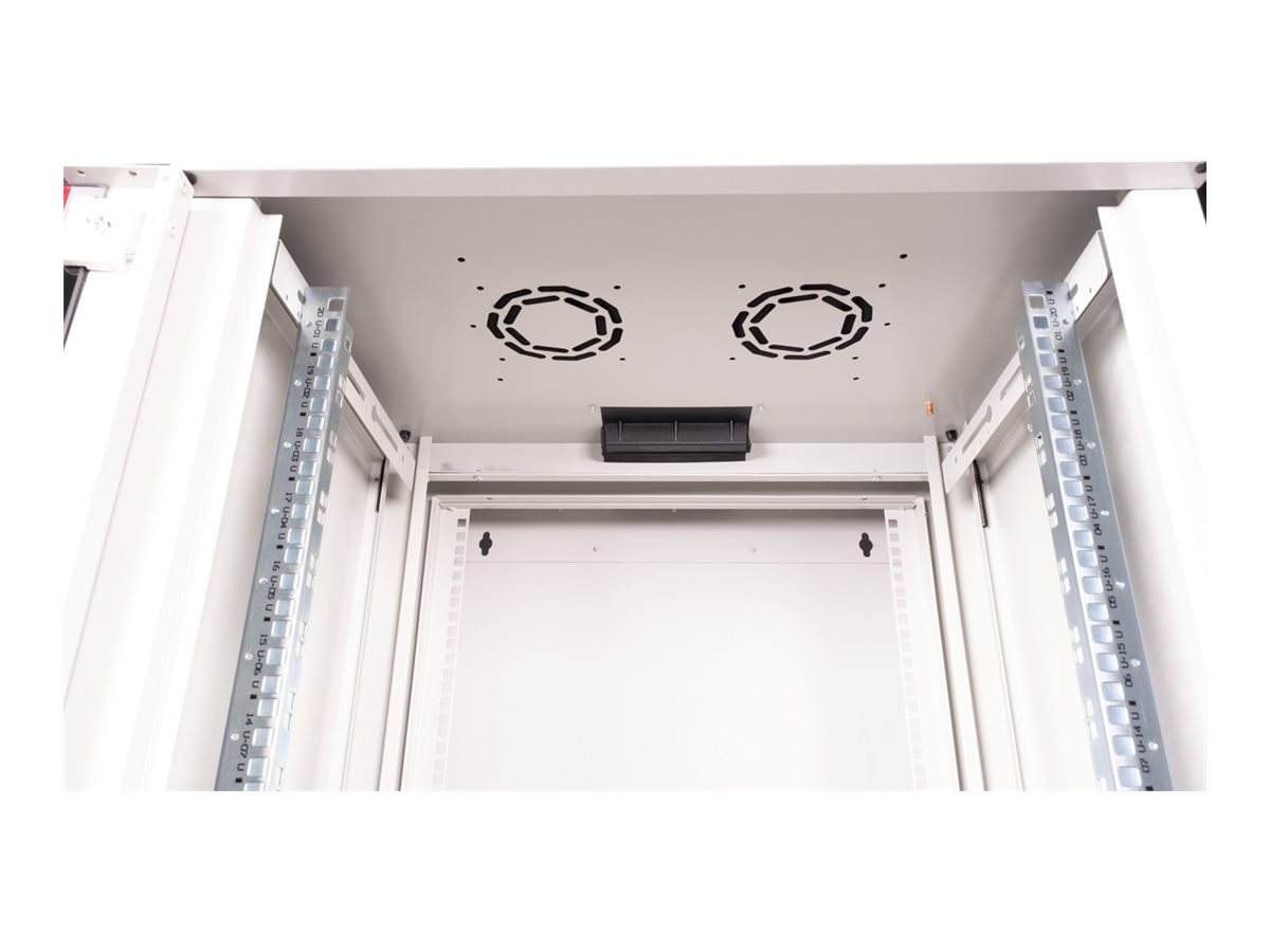 ROLINE Pro - Schrank Netzwerkschrank - zwei-teilig schwenkbar 600 x 600 mm (B x T)