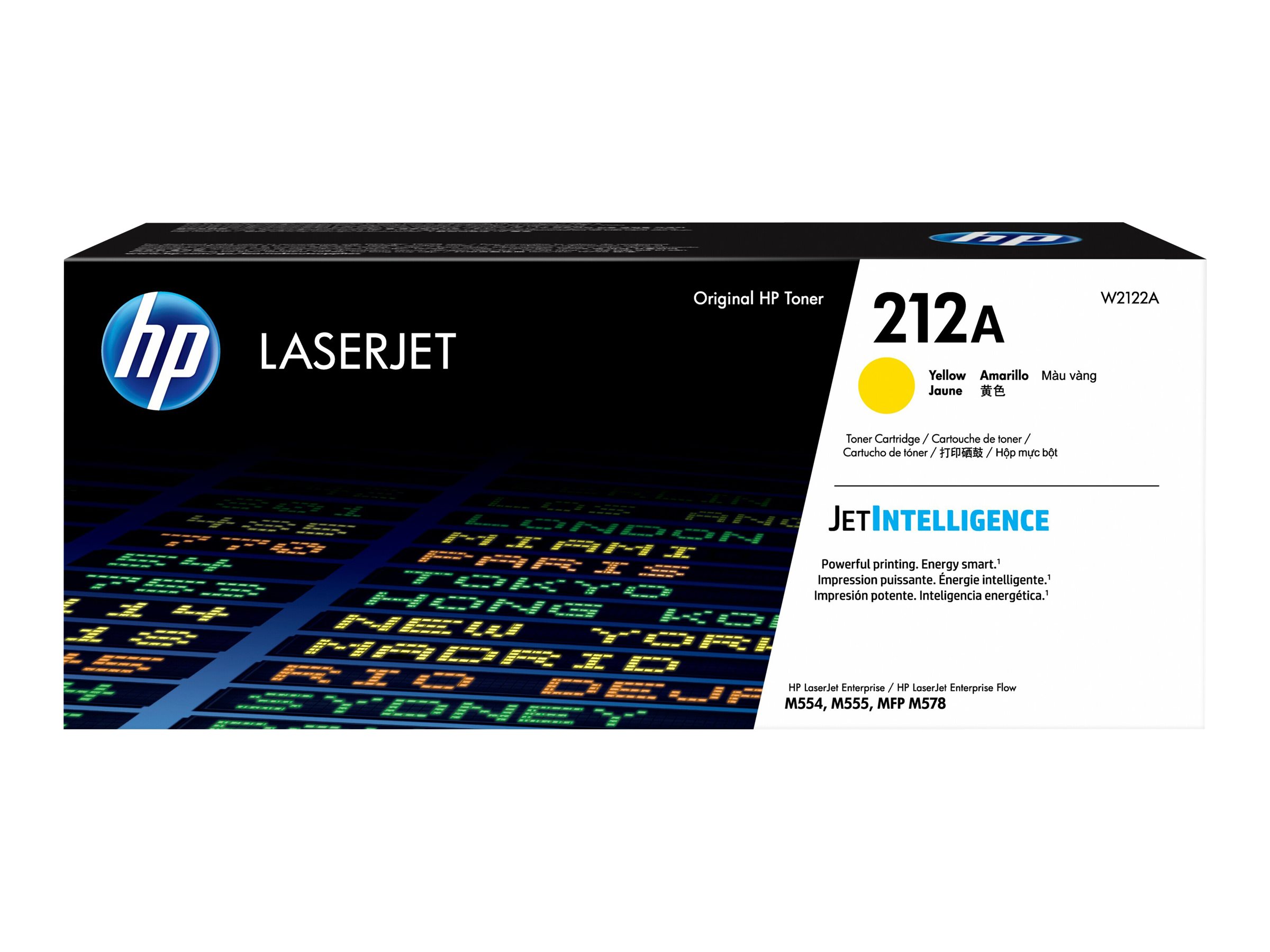 HP 212A Yellow Original LaserJet Toner (W2122A)