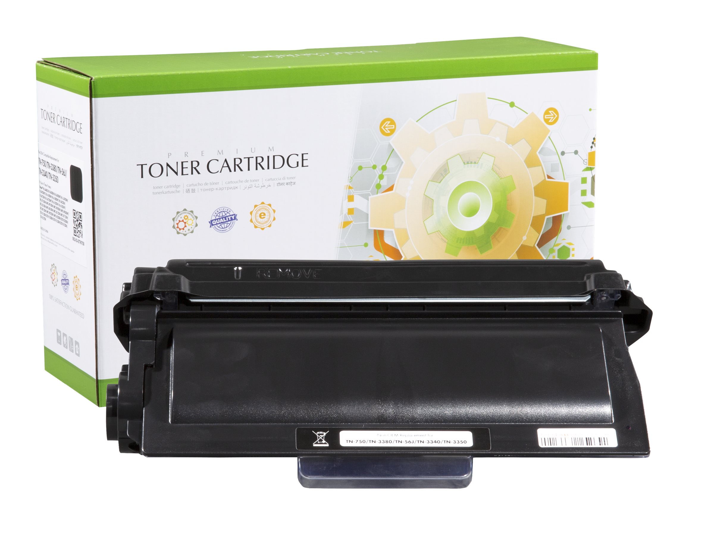 Static Control Schwarz - kompatibel - Tonerpatrone (Alternative zu: Brother TN3380 Brother TN750)