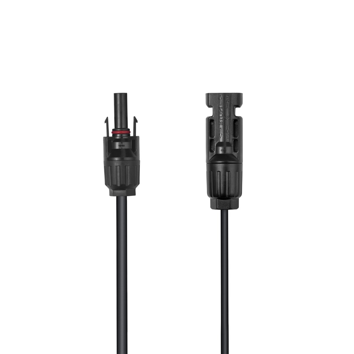 Ecoflow EFPV-LTY2CBL0.3M - Kabel - Schwarz - MC4 - 0,3 m - 120 g - 149 mm, Ansicht 2