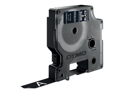 Dymo D1 - Selbstklebend - Weiß auf Schwarz - Rolle (1,2 cm x 3 m), Ansicht 2