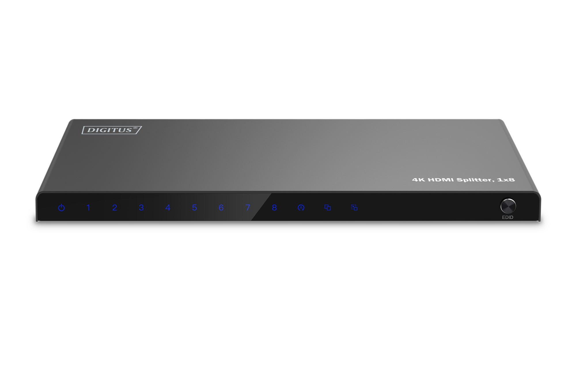 DIGITUS HDMI Splitter 1x8 4K/60Hz HDCP 2.3 EDID Control, Ansicht 3