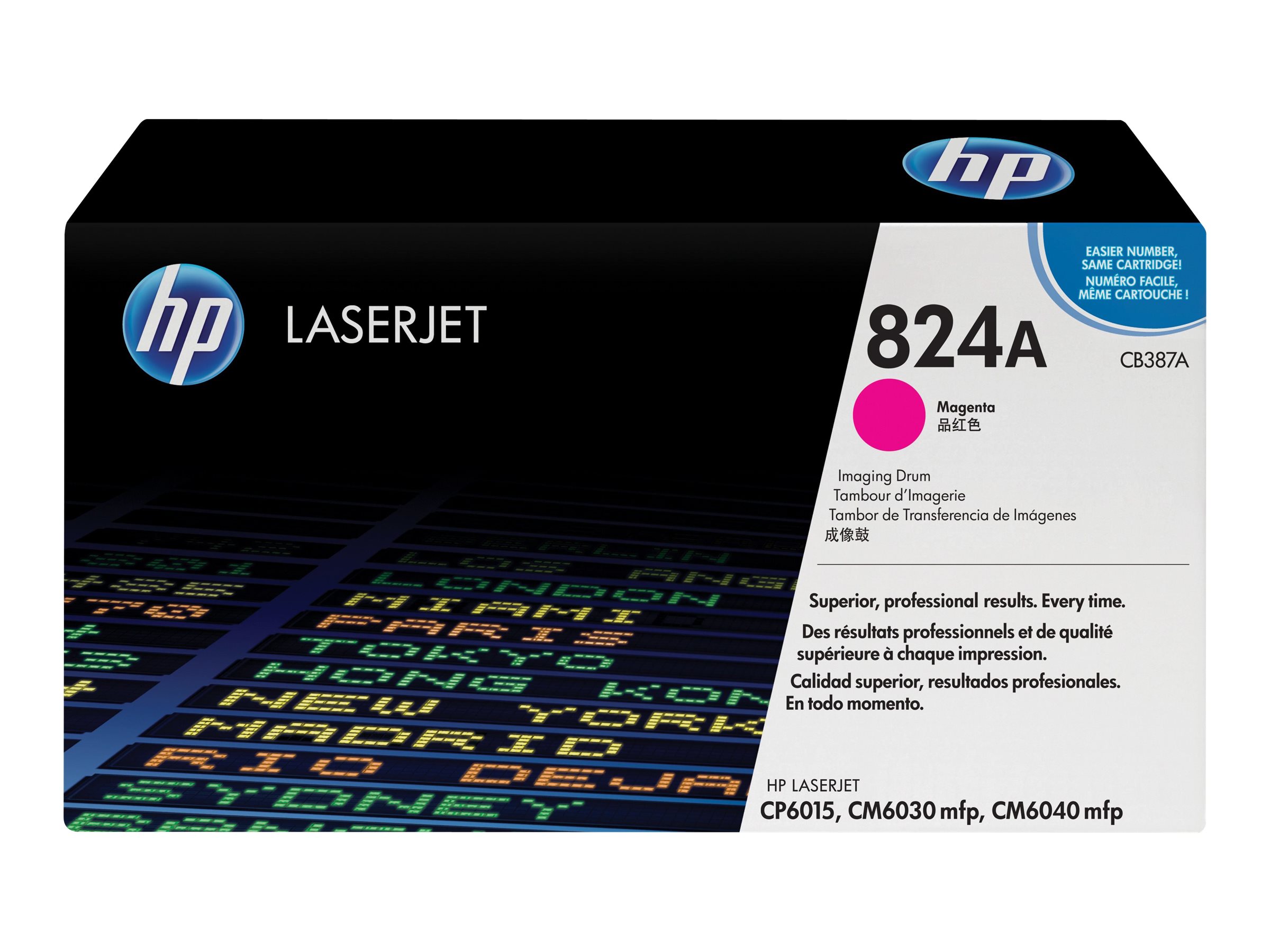 Toner  CB387A / Belichtungstrommel / magenta / bis zu 35000 Seiten / für  HP Color LaserJet CP 6015, CM 6030/CM 6040 MFP Serie