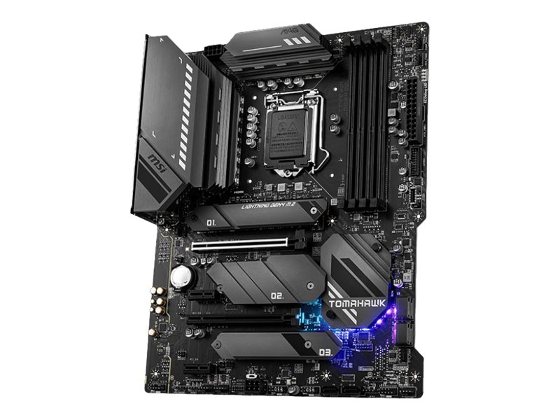 MSI MAG Z590 TOMAHAWK WIFI - Motherboard - ATX - LGA1200-Sockel - Z590 Chipsatz - USB-C Gen2 USB 3.2 Gen 1 USB 3.2 Gen 2 USB-C Gen 2x2 - 2.5 Gigabit LAN Wi-Fi 6 Bluetooth - Onboard-Grafik (CPU erforderlich)