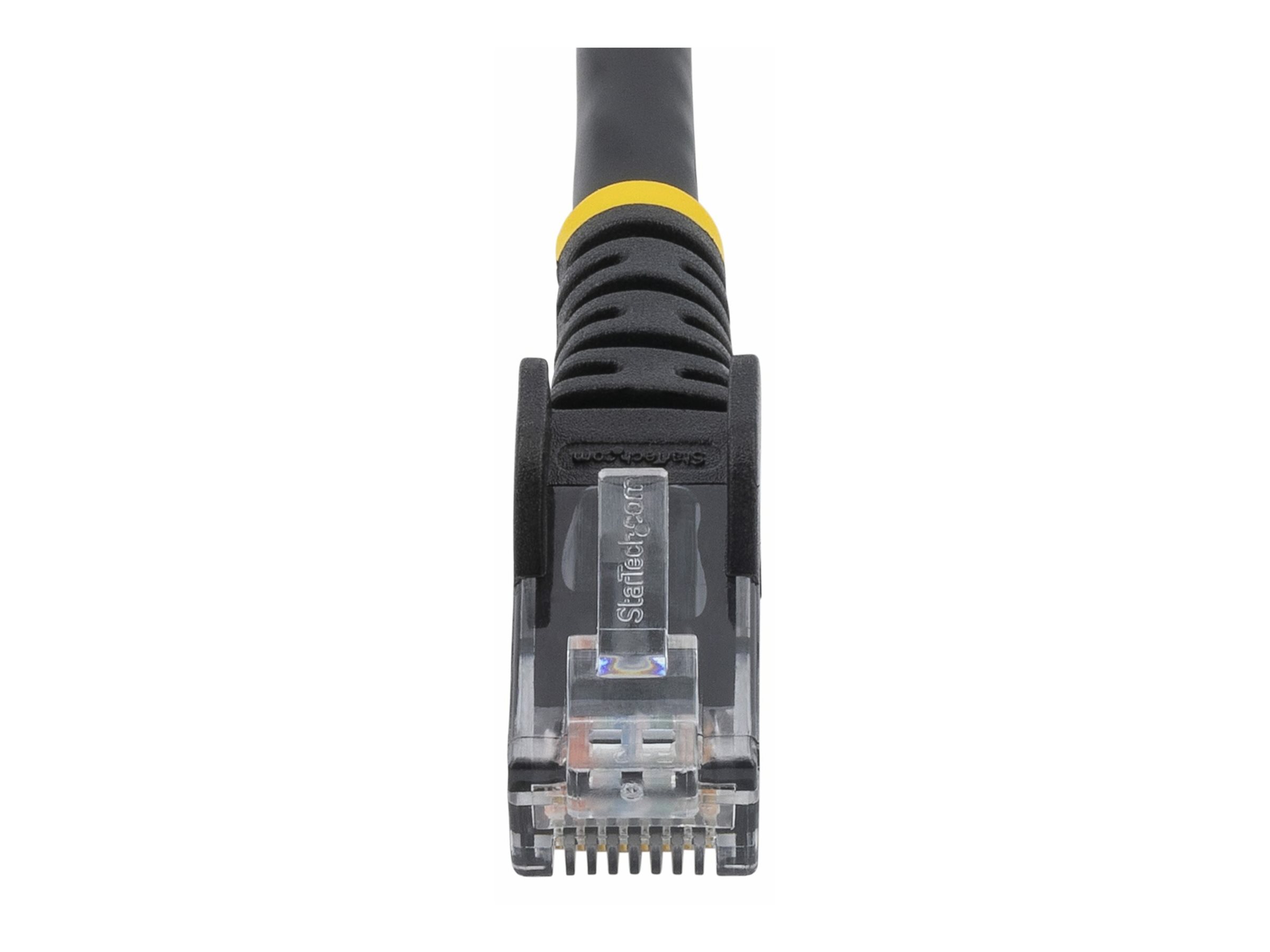 StarTech.com 1.5m CAT6 Ethernet Cable, 10 Gigabit Snagless RJ45 650MHz 100W PoE Patch Cord, CAT 6 10GbE UTP Network Cable w/Strain Relief, Black, Wiring is UL Certified/TIA - Category 6 - 24AWG (N6PATC150CMBK)