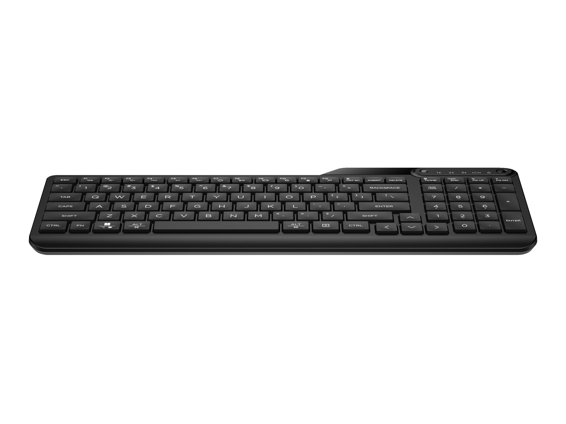 HP 460 - Tastatur - Multi-Device schnelle Kopplung kompakt mit Ziffernblock 2-Zonen-Layout