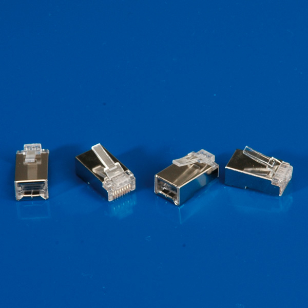 ROLINE Anschluss - CAT 6e - STP - durchsichtig (Packung mit 10), Ansicht 2