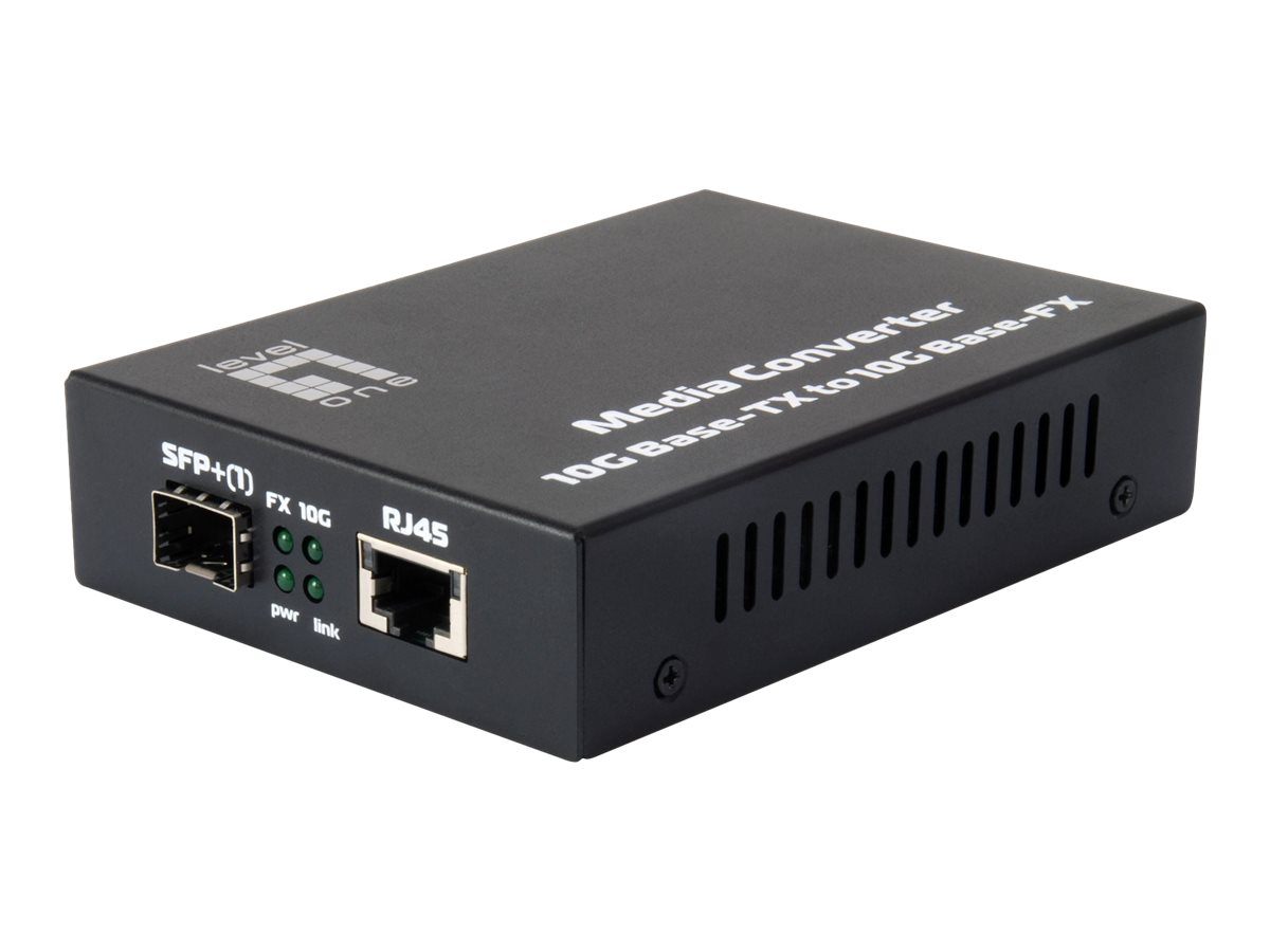 LevelOne GVT-0500 - Medienkonverter - 10GbE - 10GBase-X 10GBase-T CWDM DWDM
