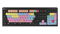 Logickeyboard ASTRA 2 - Volle Größe (100%) - Kabelgebunden - USB - Scherenschalter - QWERTZ - Schwarz