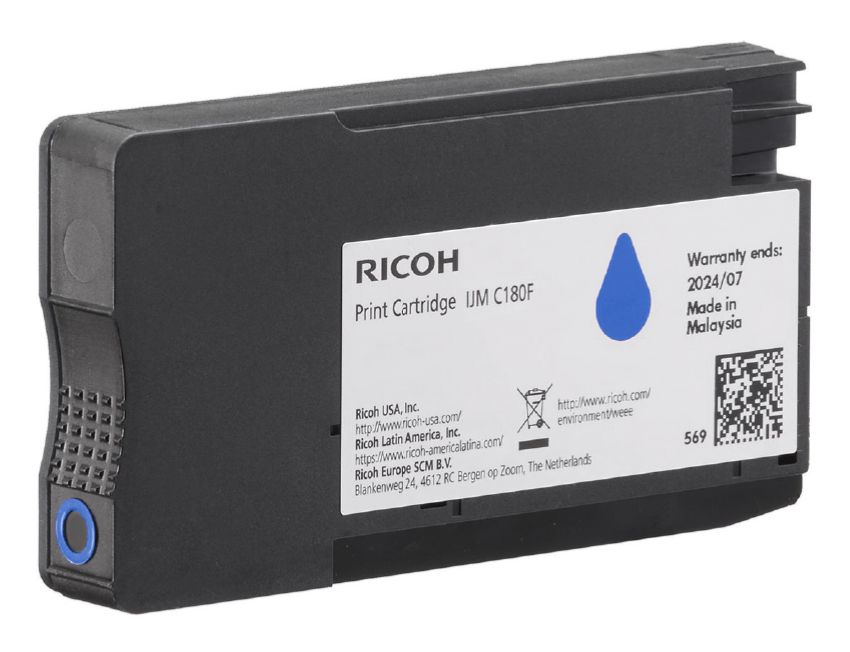 Ricoh Cyan - original - Tonerpatrone, Ansicht 2