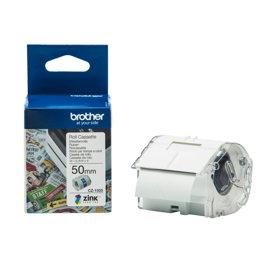 Brother CZ-1005 - Rolle (5 cm x 5 m) 1 Rolle(n) Endlosetiketten, Ansicht 2