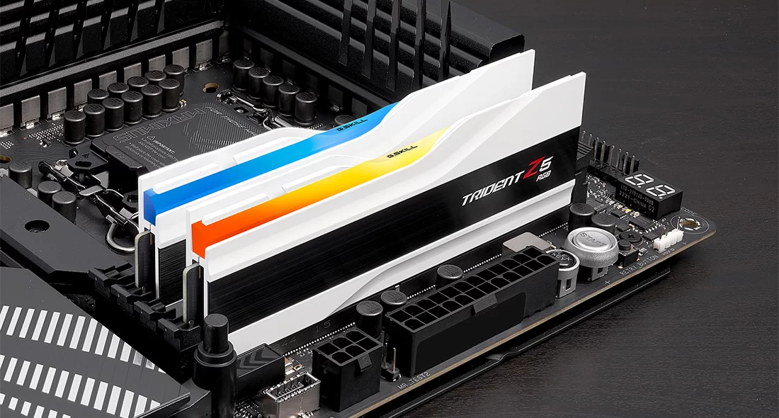 G.Skill Trident Z5 RGB F5-6000J2836G32GX2-TZ5RW, 64 GB, 2 x 32 GB, DDR5, Ansicht 3