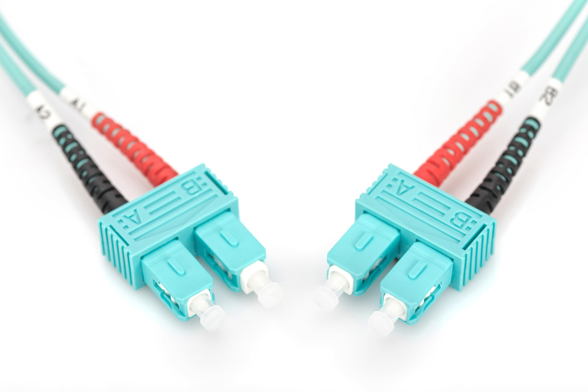 DIGITUS LWL Multimode OM 3 Patchkabel, SC / SC, Ansicht 2