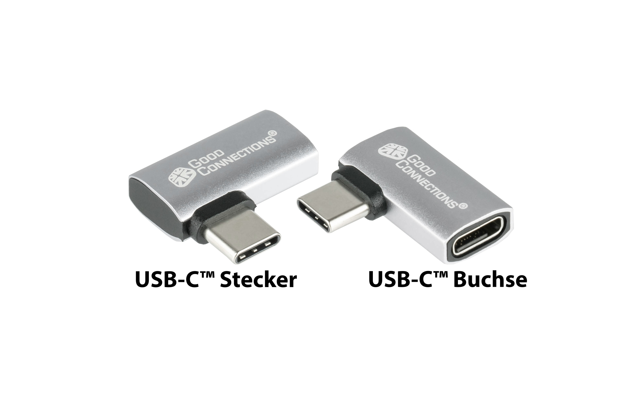 Good Connections USB 4.0 Gen.3x2 Winkeladapt. USB-C - Adapter - Digital/Daten, Ansicht 2